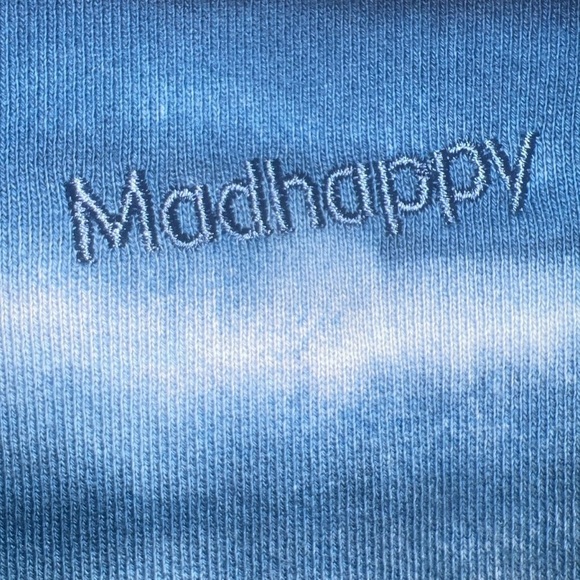 MadHappy Unisex LIMITED HERITAGE TIE DYE CREWNECK | Blue | NEW/NWT!!💙💙 - Picture 4 of 10